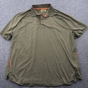 Polo Ralph Lauren Men’s 3XLT Tall Performance Polo Shirt Green Pocket EUC